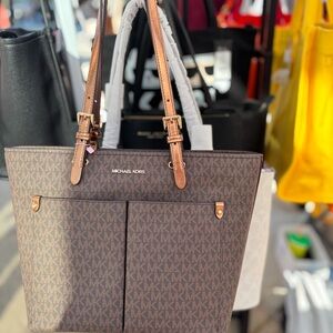 Michael Kors Brown Tote Bag
